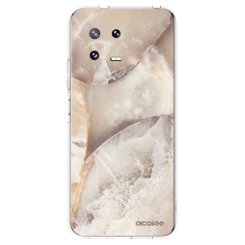 Picasee silikonový průhledný obal pro Xiaomi 13 Pro - Cream marble