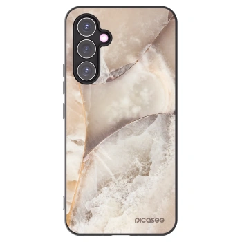 Picasee silikonový černý obal pro Samsung Galaxy A54 5G A546B - Cream marble