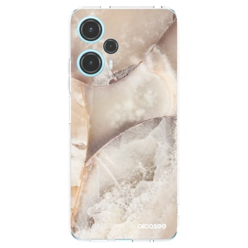 Picasee silikonový průhledný obal pro Xiaomi Poco F5 - Cream marble