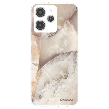 Picasee silikonový průhledný obal pro Xiaomi Redmi 12 4G - Cream marble