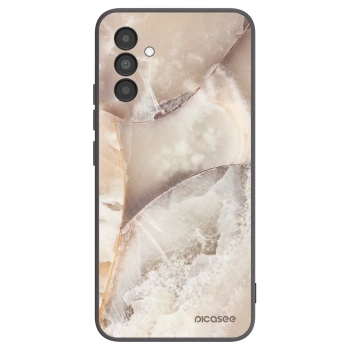 Picasee silikonový černý obal pro Samsung Galaxy A04s A047F - Cream marble