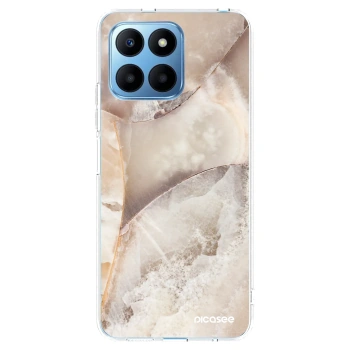 Picasee silikonový průhledný obal pro Honor 70 Lite - Cream marble
