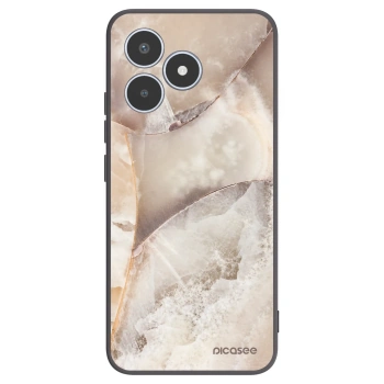 Picasee silikonový černý obal pro Realme C53 - Cream marble