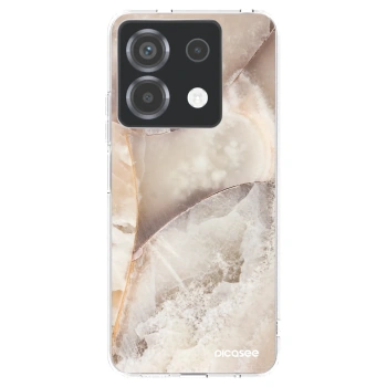 Picasee silikonový průhledný obal pro Xiaomi Poco X6 - Cream marble