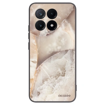 Picasee silikonový černý obal pro Xiaomi Poco X6 Pro - Cream marble