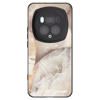 Picasee silikonový černý obal pro Honor Magic6 Pro - Cream marble