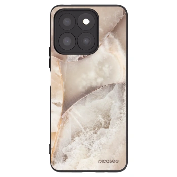 Picasee silikonový černý obal pro Honor X8b - Cream marble