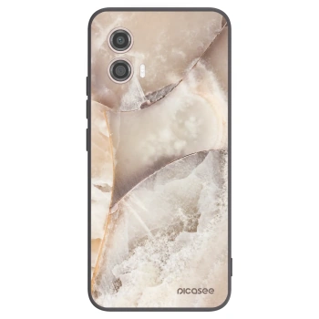 Obal pro Motorola Moto G53 5G - Cream marble