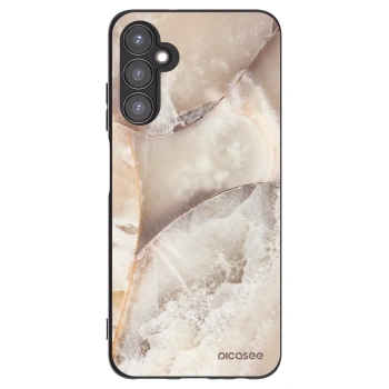 Picasee silikonový černý obal pro Samsung Galaxy A05s A057G - Cream marble