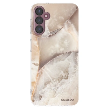 Picasee silikonový průhledný obal pro Samsung Galaxy A05s A057G - Cream marble