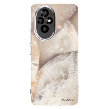 Picasee silikonový průhledný obal pro Honor 200 5G - Cream marble