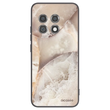 Picasee silikonový černý obal pro OnePlus 11 5G - Cream marble