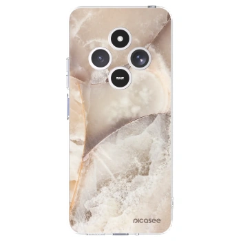 Picasee silikonový průhledný obal pro Xiaomi Redmi 14C - Cream marble