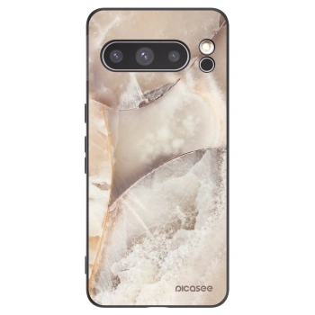 Picasee silikonový černý obal pro Google Pixel 8 Pro - Cream marble