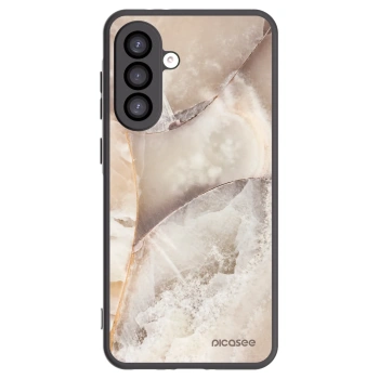 Picasee silikonový černý obal pro Samsung Galaxy A26 5G A266B - Cream marble