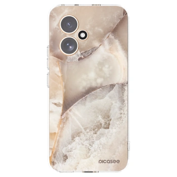 Picasee silikonový průhledný obal pro Honor 400 5G - Cream marble