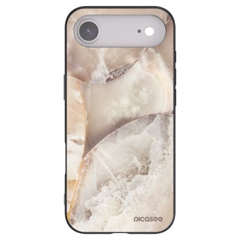 Picasee silikonový černý obal pro Apple iPhone Air - Cream marble