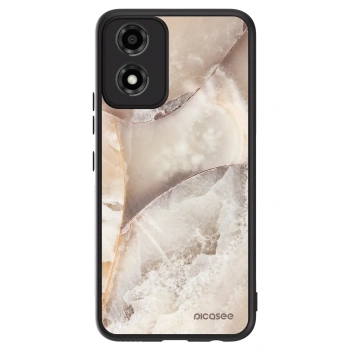 Obal pro Motorola Moto E14 - Cream marble