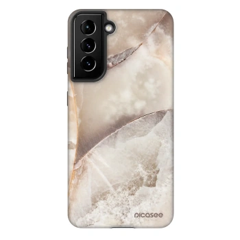 Obal pro Samsung Galaxy S21 FE 5G - Cream marble