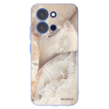 Picasee silikonový průhledný obal pro Xiaomi Redmi 15C 4G - Cream marble