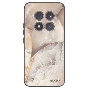 Picasee silikonový černý obal pro Xiaomi Redmi Note 15 Pro+ - Cream marble