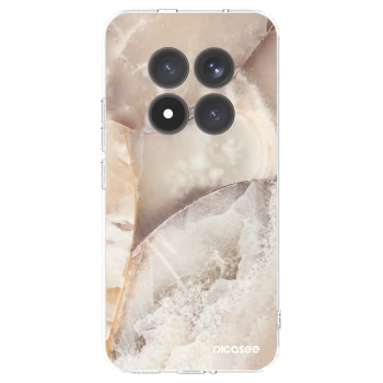 Picasee silikonový průhledný obal pro Xiaomi Redmi Note 15 Pro+ - Cream marble