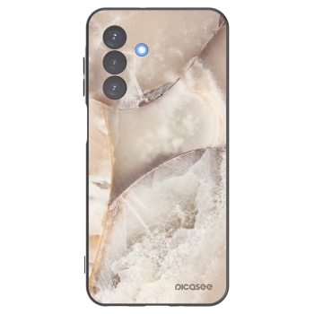 Picasee silikonový černý obal pro Samsung Galaxy A17 5G - Cream marble