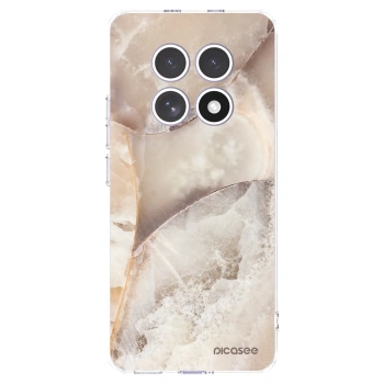 Picasee silikonový průhledný obal pro Xiaomi Redmi Note 15 - Cream marble