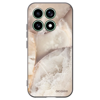 Picasee silikonový černý obal pro Xiaomi 17 - Cream marble