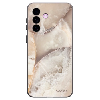 Picasee silikonový černý obal pro Samsung Galaxy A57 5G - Cream marble