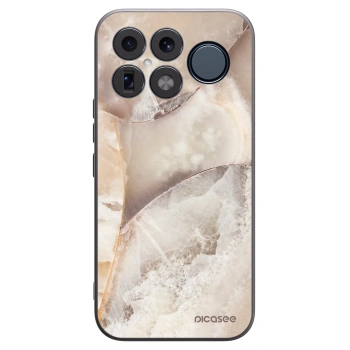 Picasee silikonový černý obal pro Xiaomi Poco F8 Ultra - Cream marble