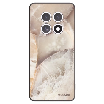 Picasee silikonový černý obal pro Xiaomi Redmi Note 15 5G - Cream marble