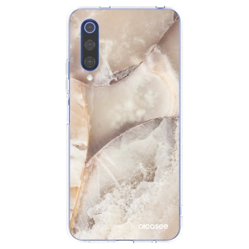 Picasee silikonový průhledný obal pro Xiaomi Mi 9 SE - Cream marble