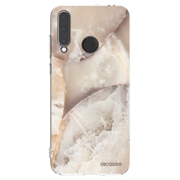 Picasee silikonový průhledný obal pro Honor 20 Lite - Cream marble