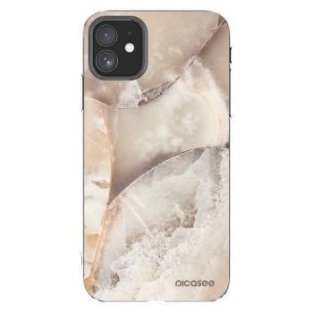 Picasee silikonový průhledný obal pro Apple iPhone 11 - Cream marble