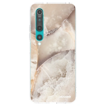 Picasee silikonový průhledný obal pro Xiaomi Mi 10 - Cream marble