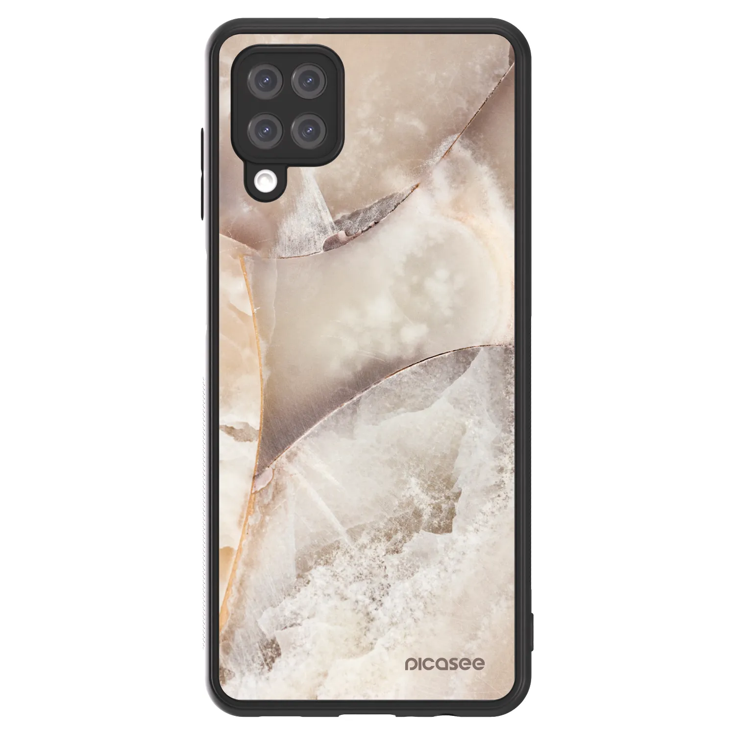 Picasee ULTIMATE CASE pro Samsung Galaxy A12 A125F - Cream marble