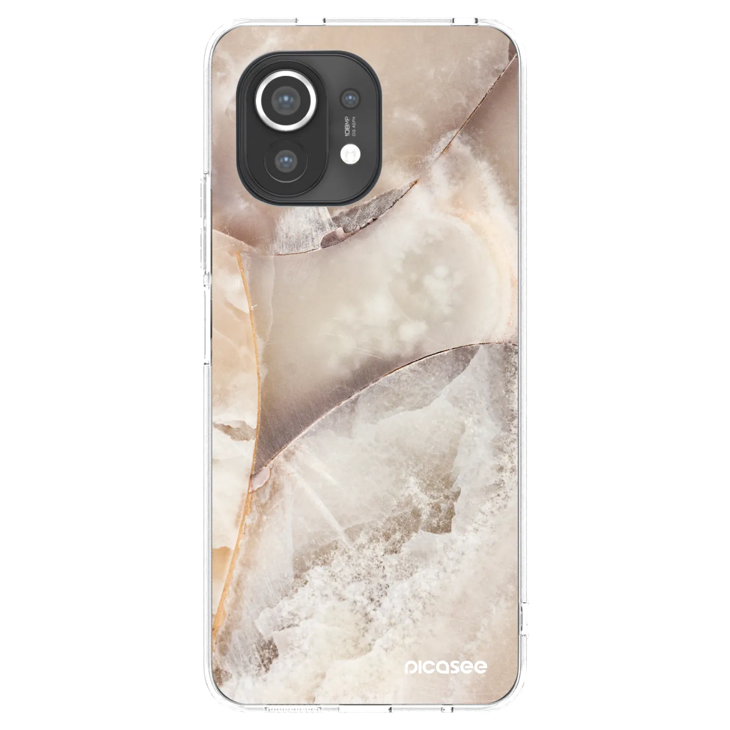 Picasee silikonový průhledný obal pro Xiaomi Mi 11 - Cream marble