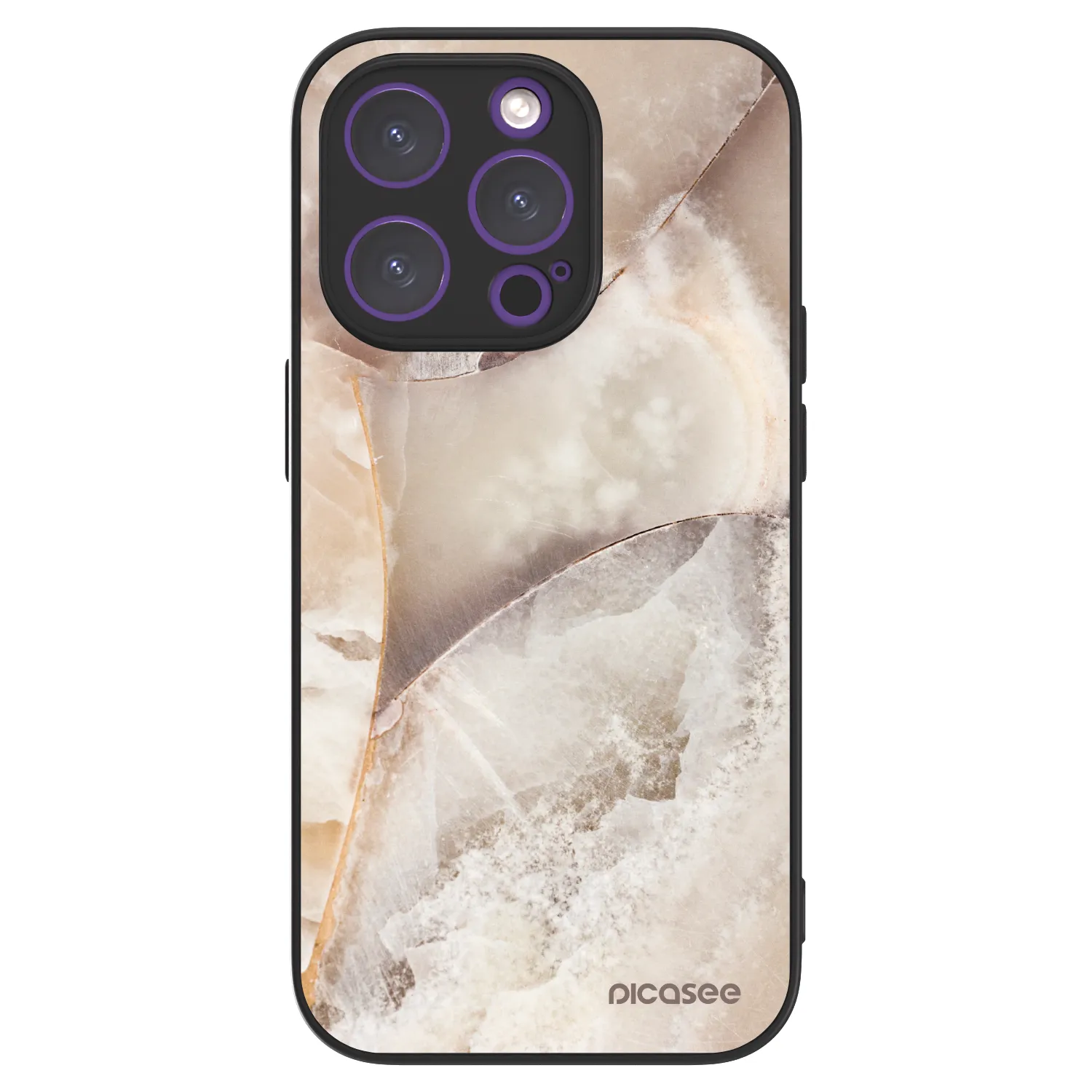 Picasee ULTIMATE CASE pro Apple iPhone 14 Pro - Cream marble