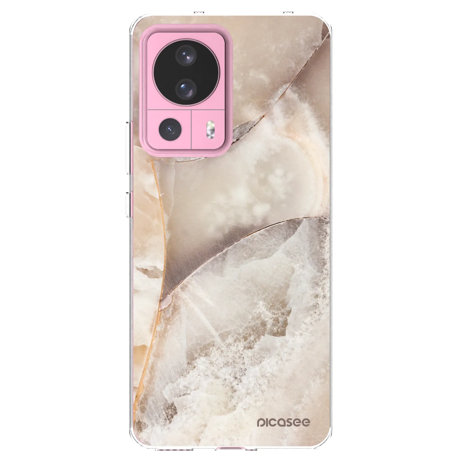 Picasee silikonový průhledný obal pro Xiaomi 13 Lite - Cream marble