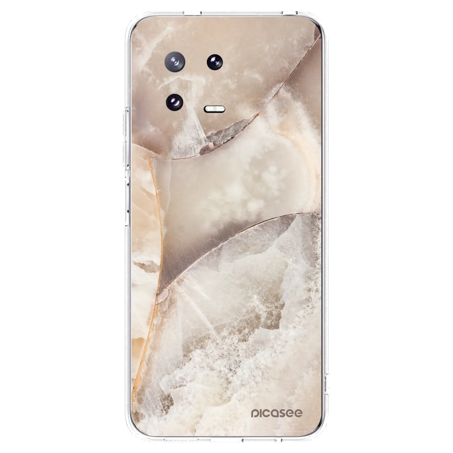 Picasee silikonový průhledný obal pro Xiaomi 13 Pro - Cream marble
