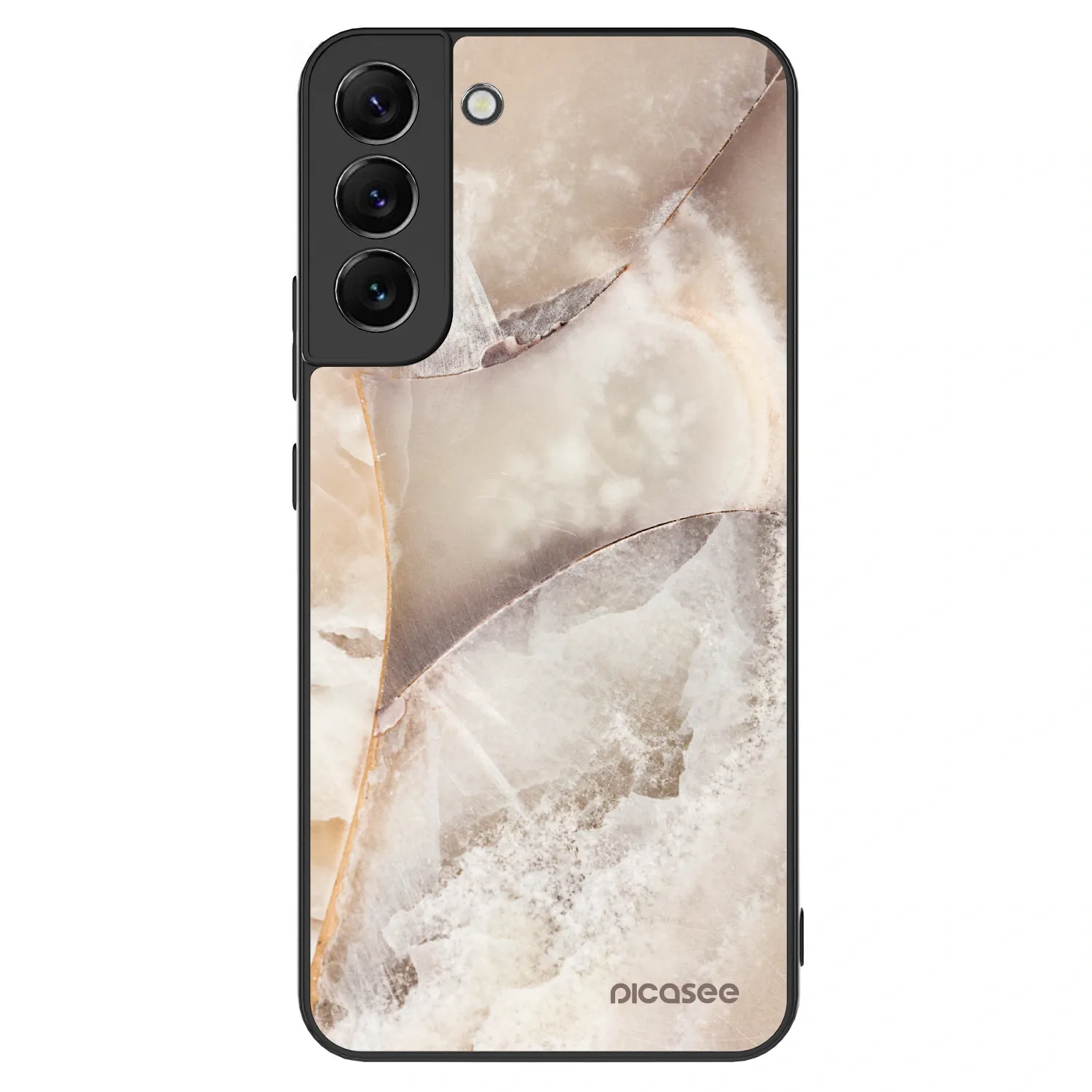Picasee ULTIMATE CASE PowerShare pro Samsung Galaxy S22+ 5G - Cream marble