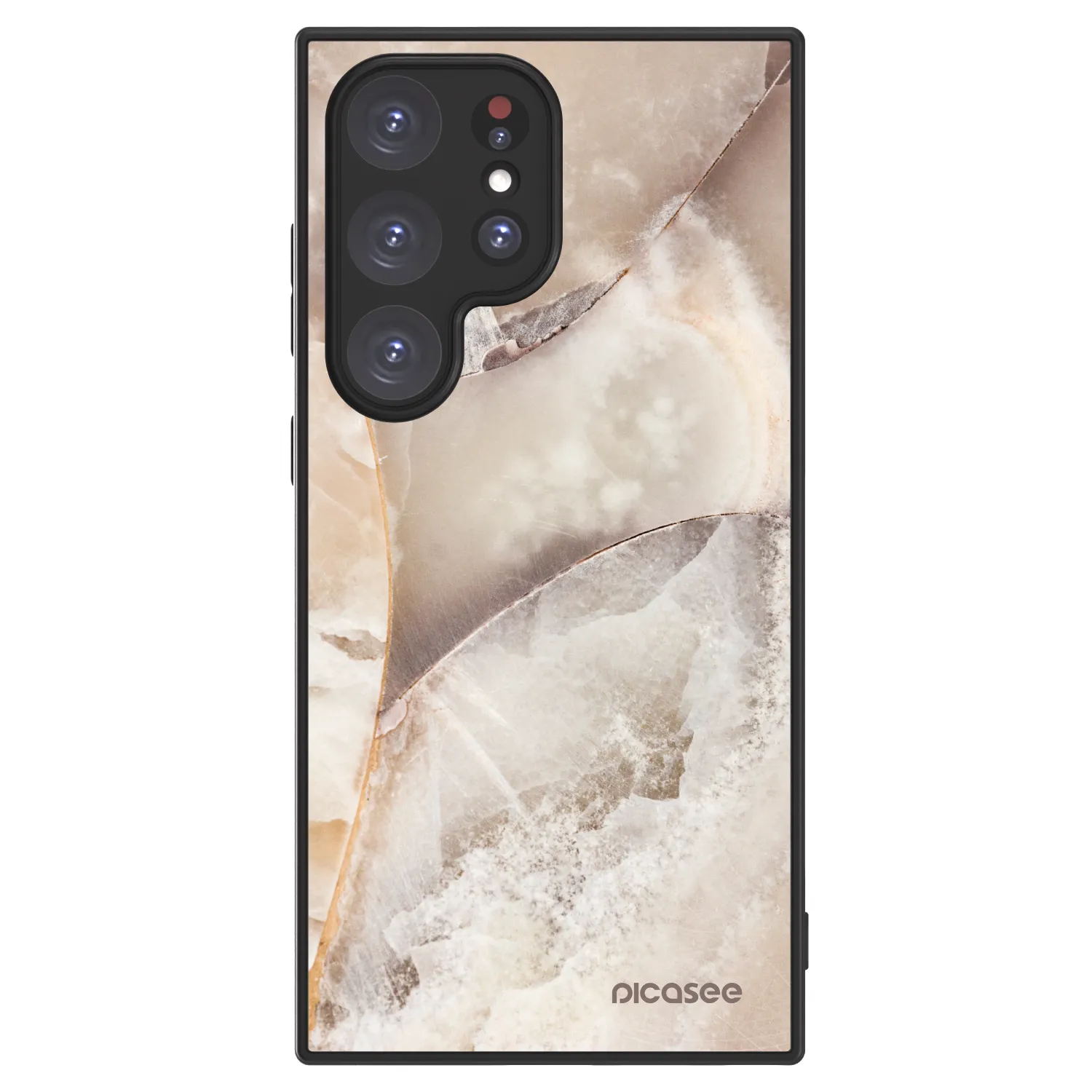 Picasee ULTIMATE CASE PowerShare pro Samsung Galaxy S24 Ultra S928B 5G - Cream marble