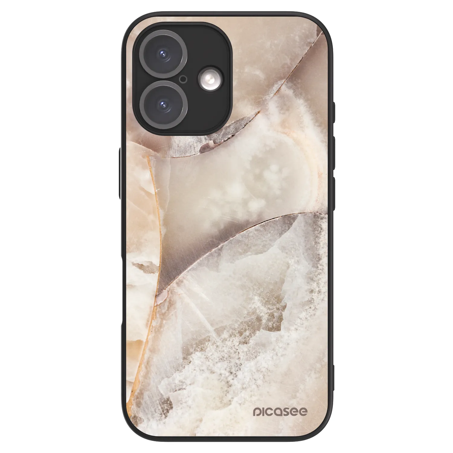 Picasee ULTIMATE CASE MagSafe pro Apple iPhone 16 - Cream marble