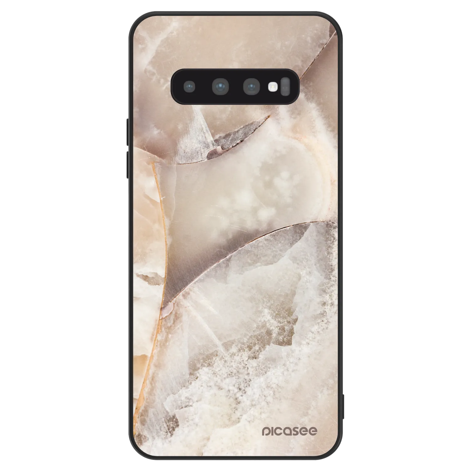 Picasee ULTIMATE CASE pro Samsung Galaxy S10 Plus G975 - Cream marble
