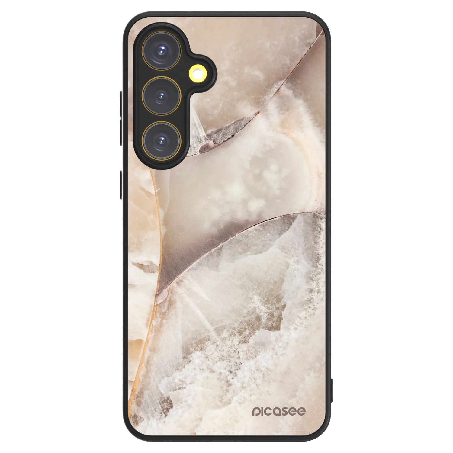Picasee ULTIMATE CASE PowerShare pro Samsung Galaxy S24 FE S721B - Cream marble