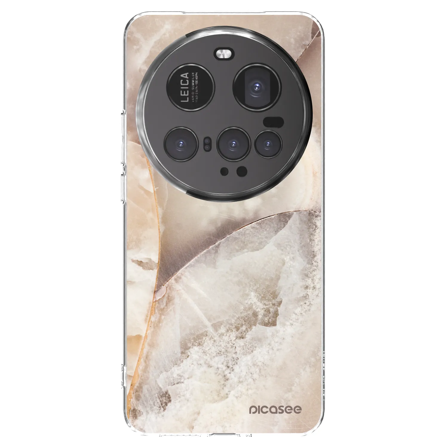 Picasee silikonový průhledný obal pro Xiaomi 15 Ultra - Cream marble