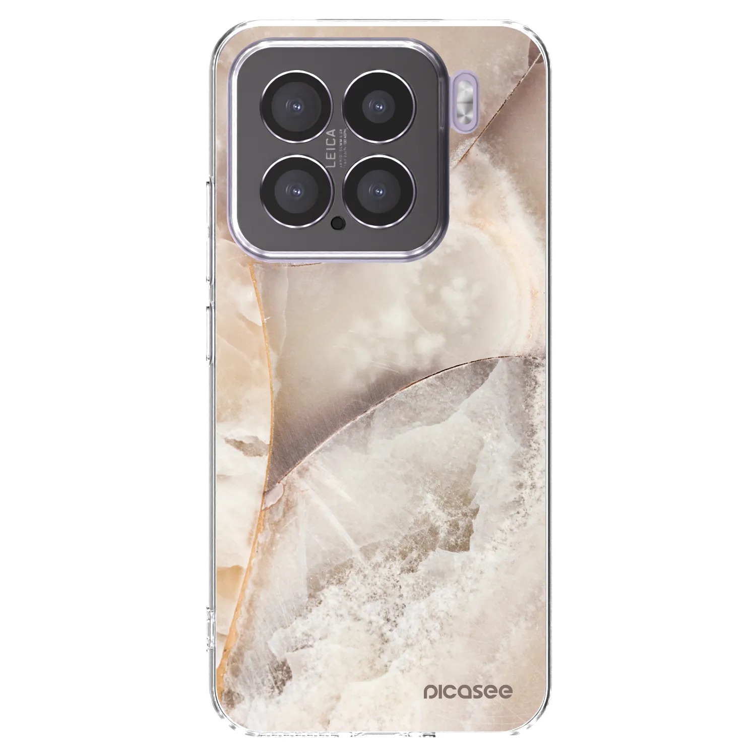 Picasee silikonový průhledný obal pro Xiaomi 15 - Cream marble