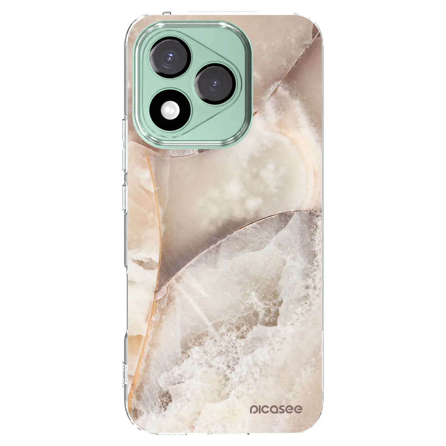Picasee silikonový průhledný obal pro Honor 400 Lite 5G - Cream marble