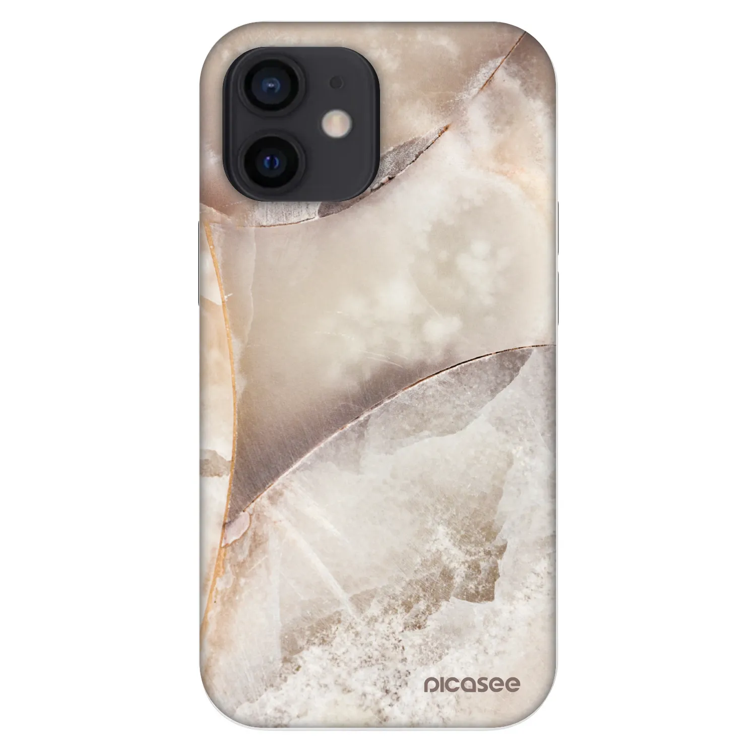 Picasee Fashion Case pro Apple iPhone 12 mini - Cream marble